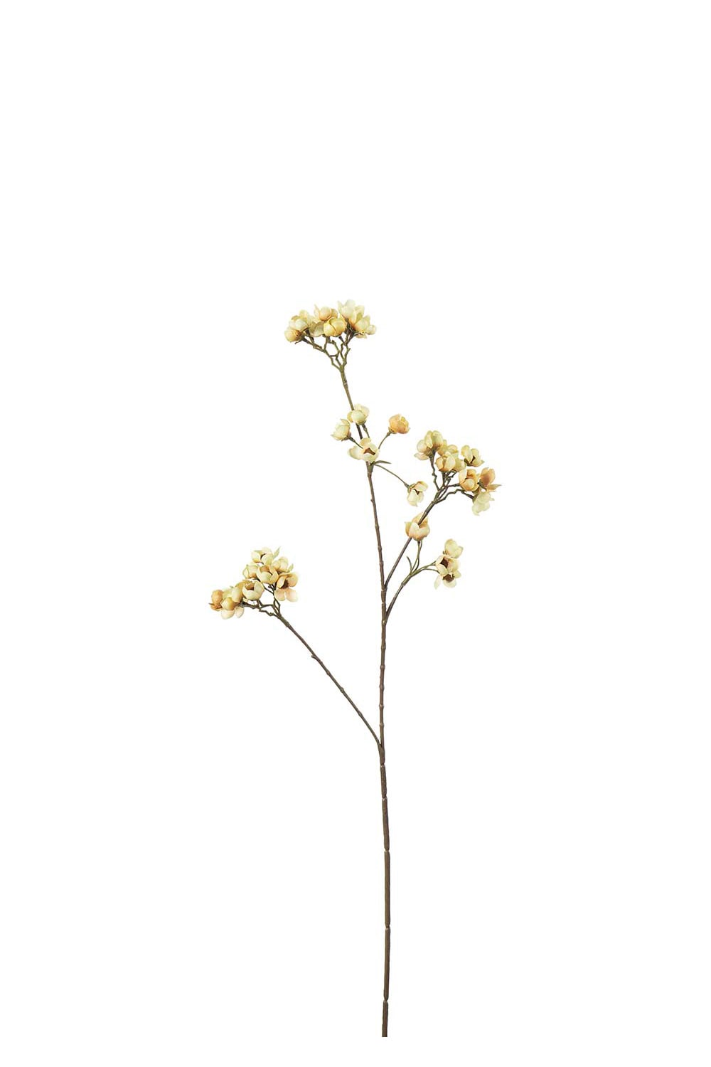 Kunstig gul Ferskenblomst 67 cm