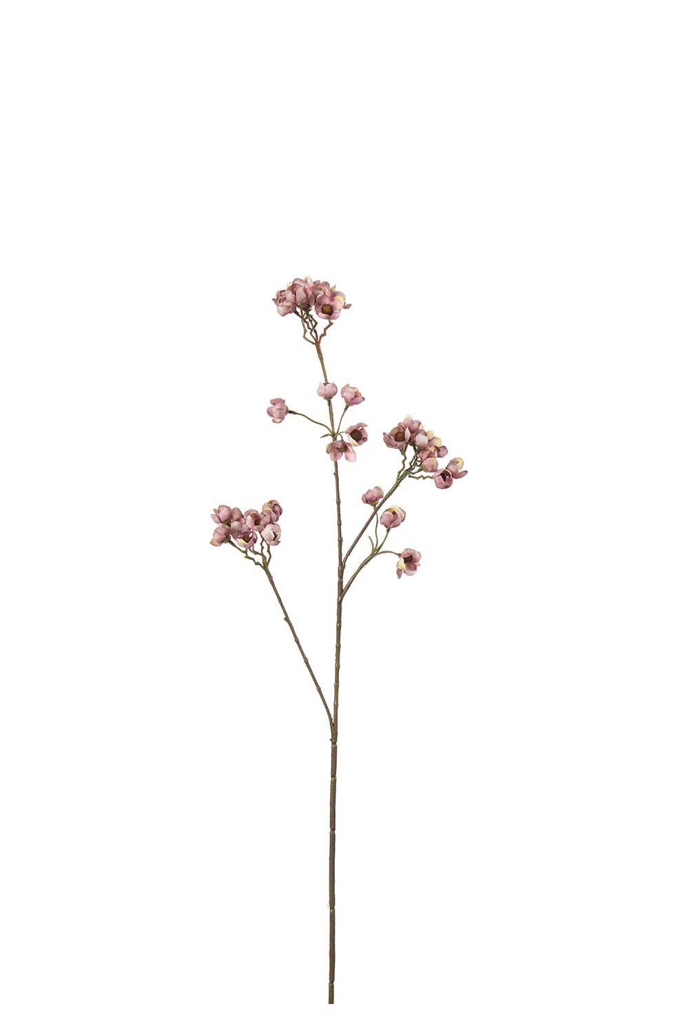 Kunstig brun Ferskenblomst 67 cm