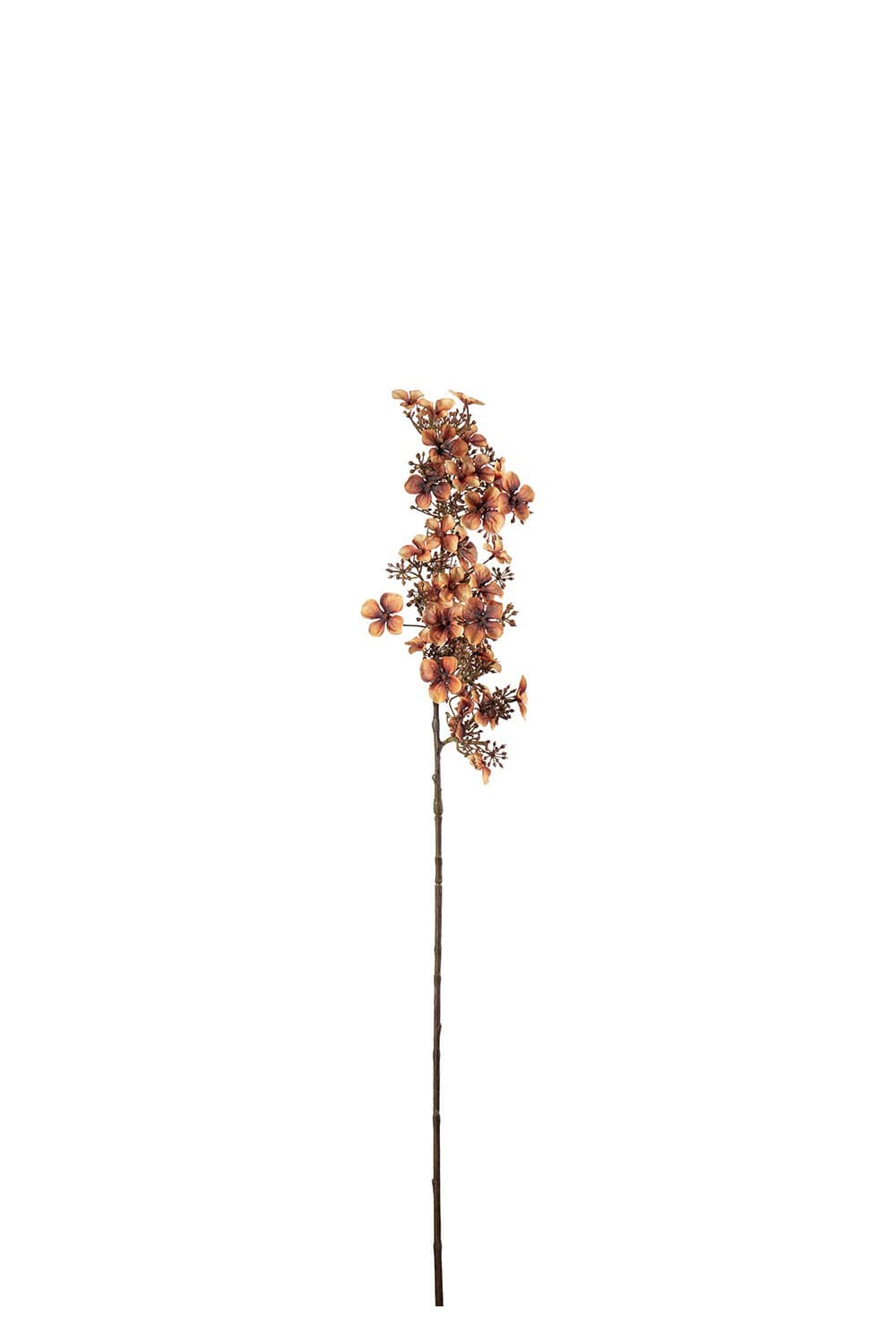 Kunstig brun Hortensia 89 cm