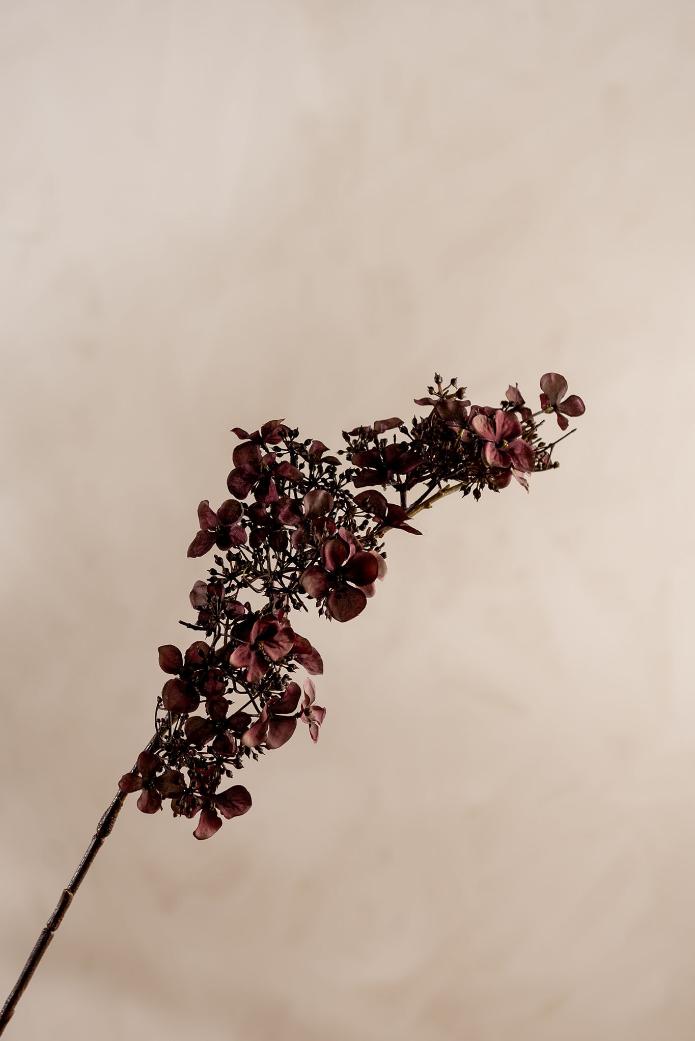 Kunstig burgunder Hortensia 89 cm