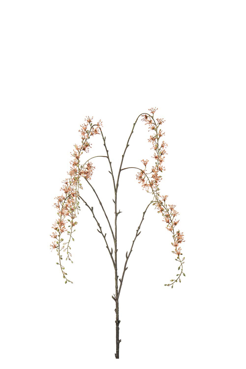 Kunstig oransje Blomsterkvist 164 cm