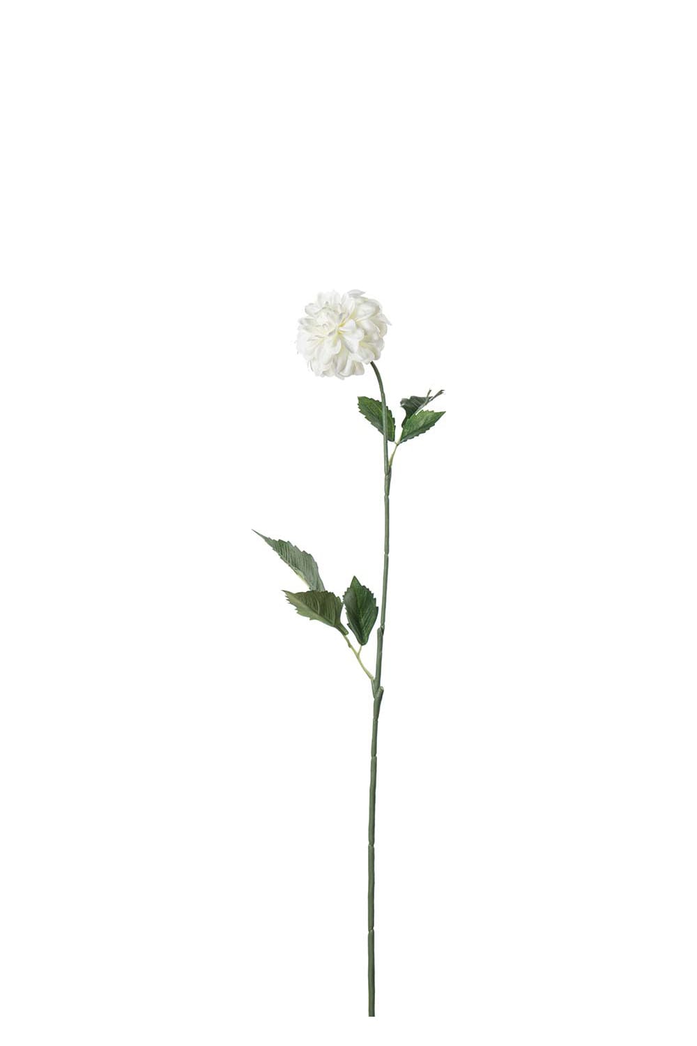 Kunstig hvit Dahlia 60 cm