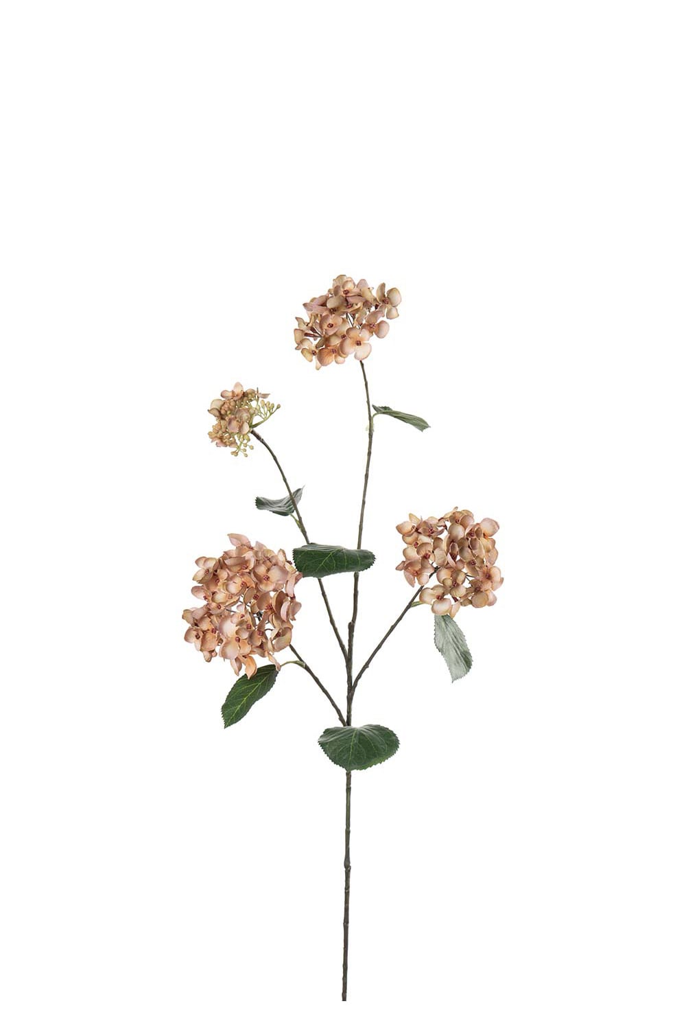Kunstig brun Hortensia 80 cm