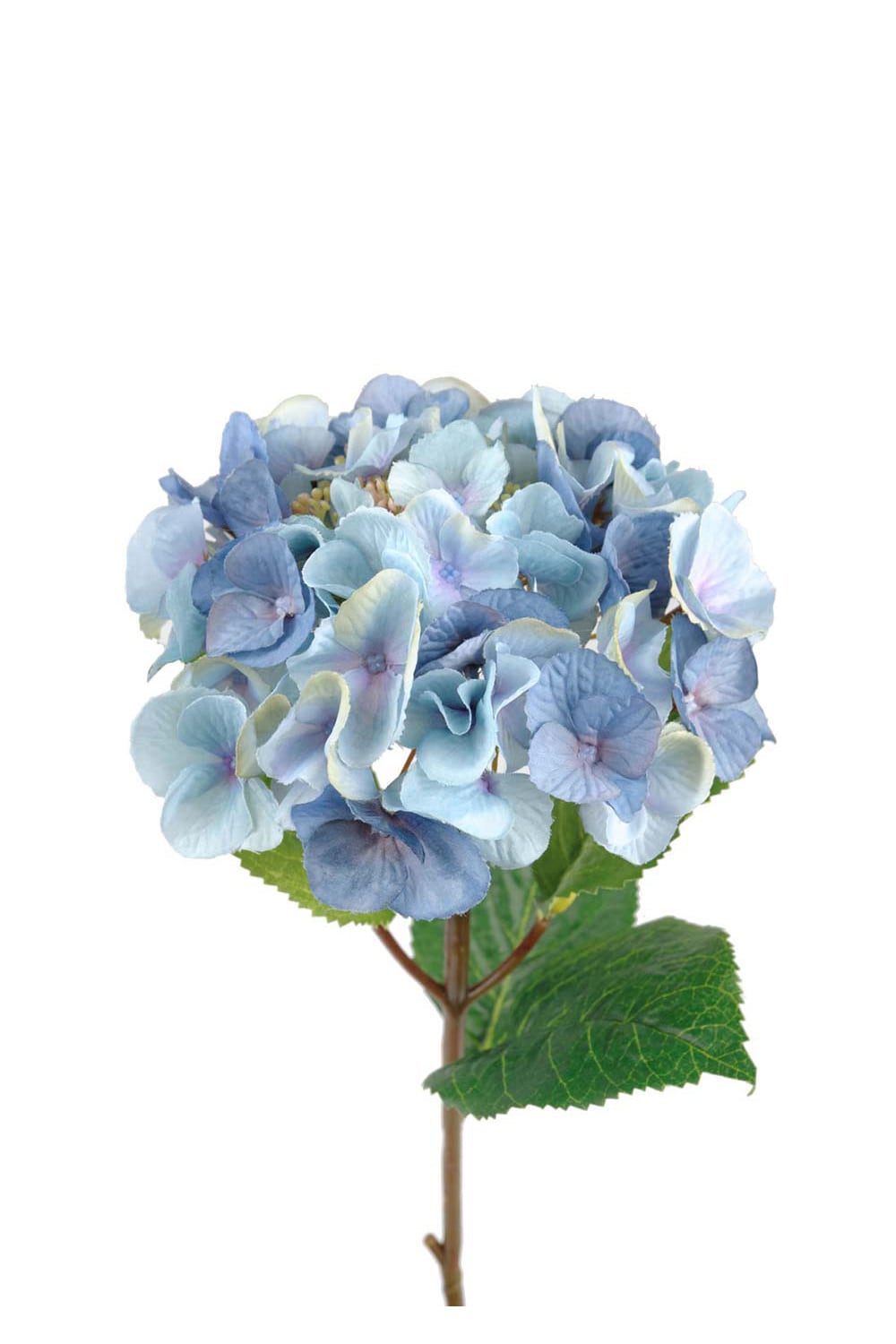 Kunstig blå Hortensia 45 cm
