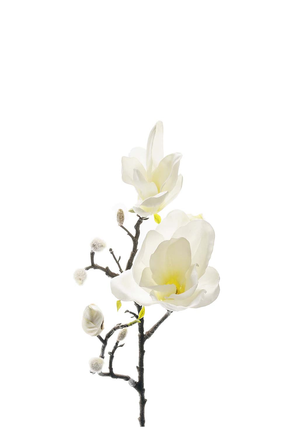 Kunstig hvit Magnolia 60 cm