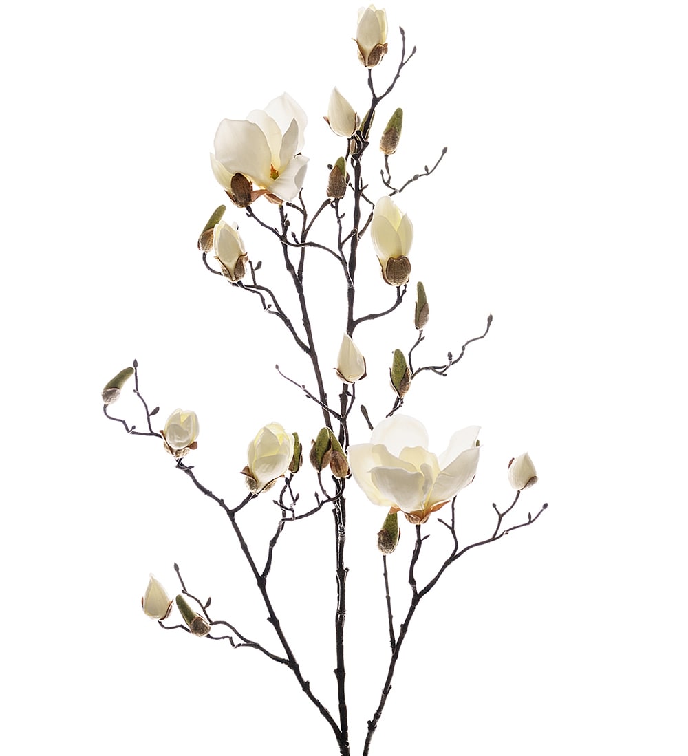 Kunstig hvit Magnolia 110 cm