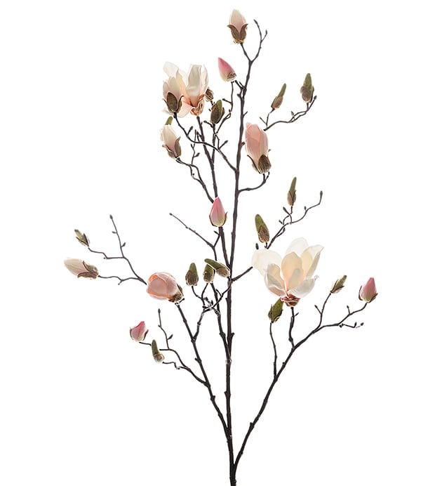 Kunstig rosa Magnolia 110 cm