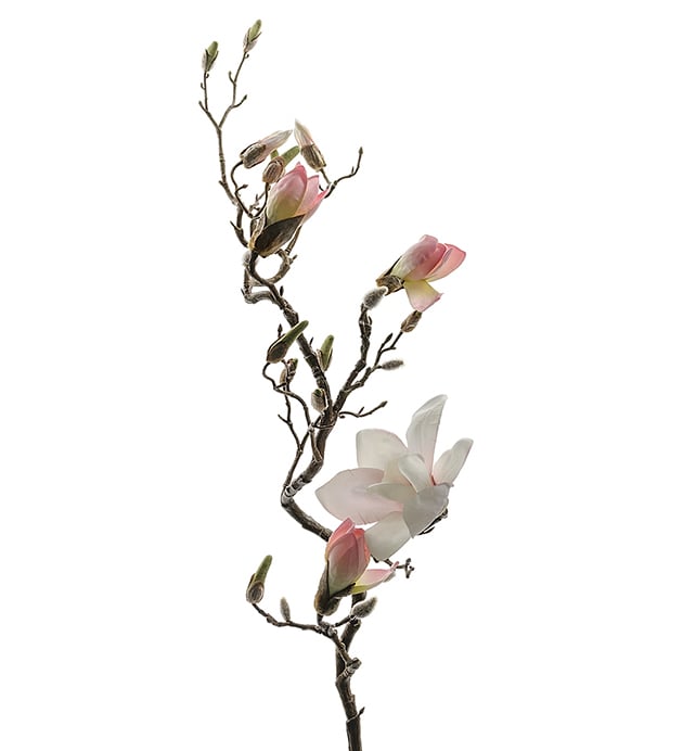 Kunstig rosa Magnolia 135 cm