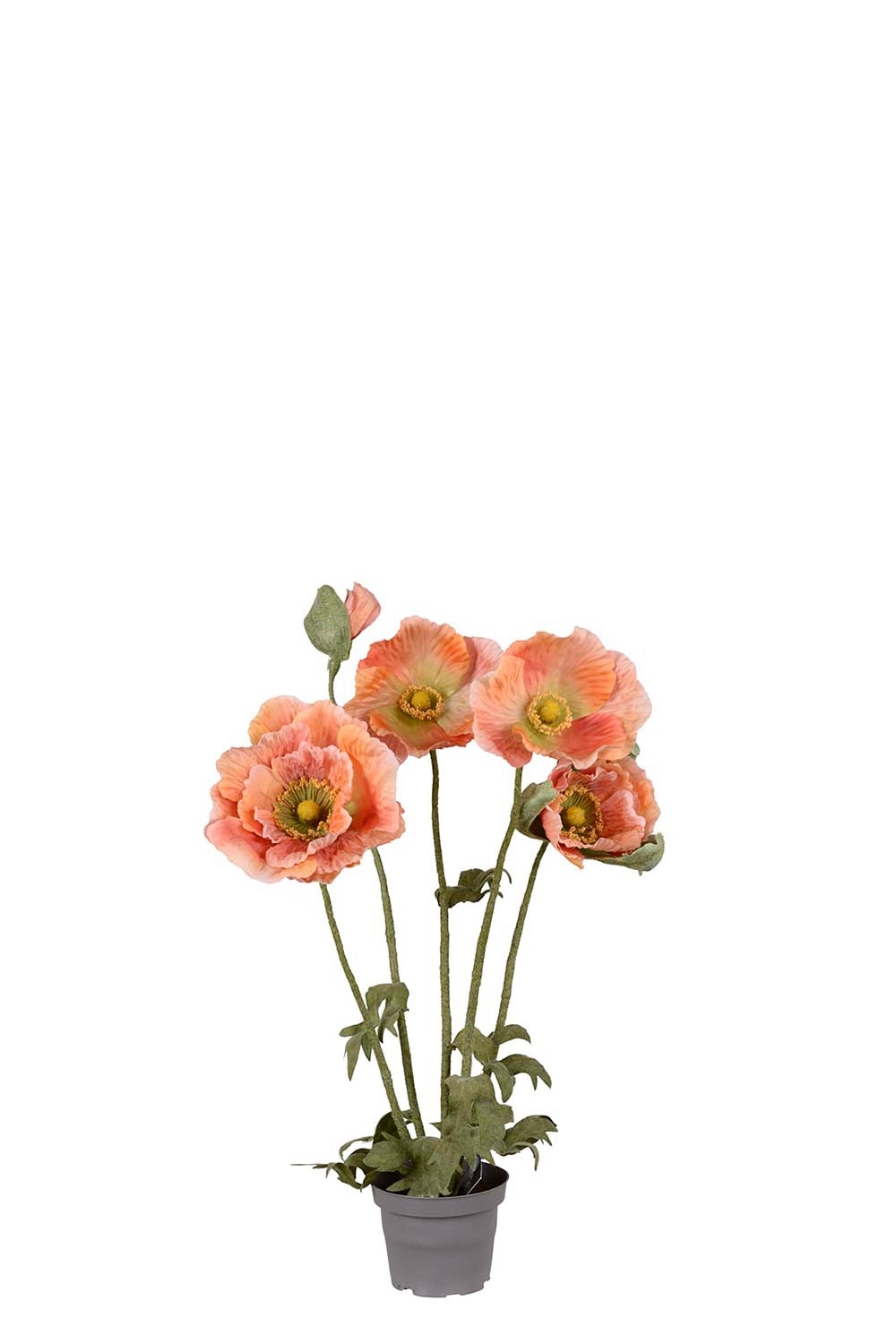 Kunstig oransje Valmue 50 cm