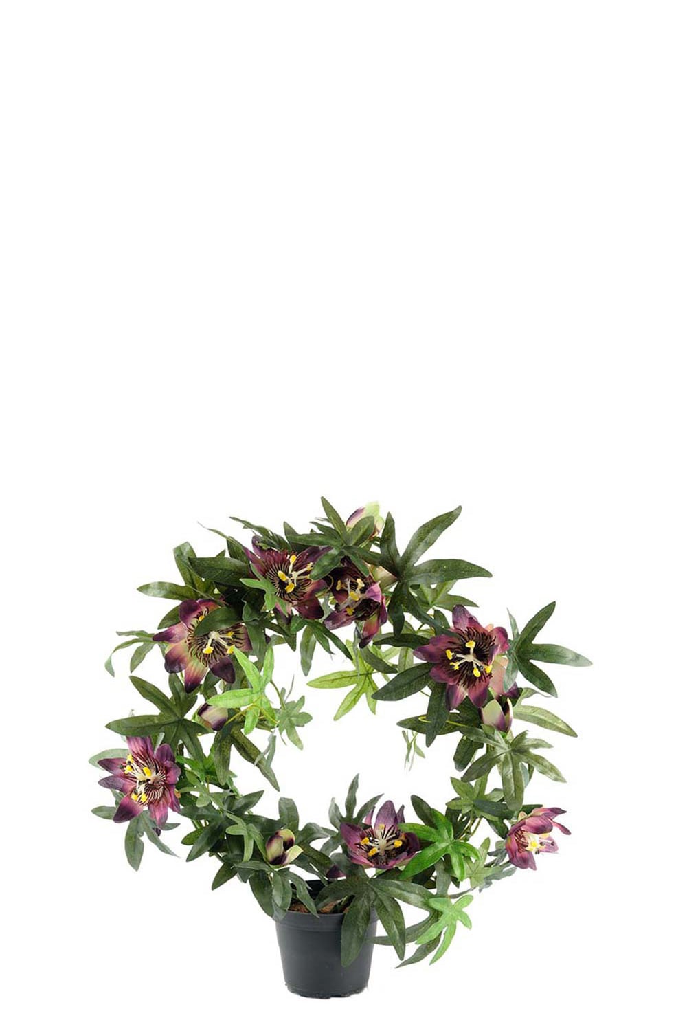 Kunstig lilla Passiflora 40 cm