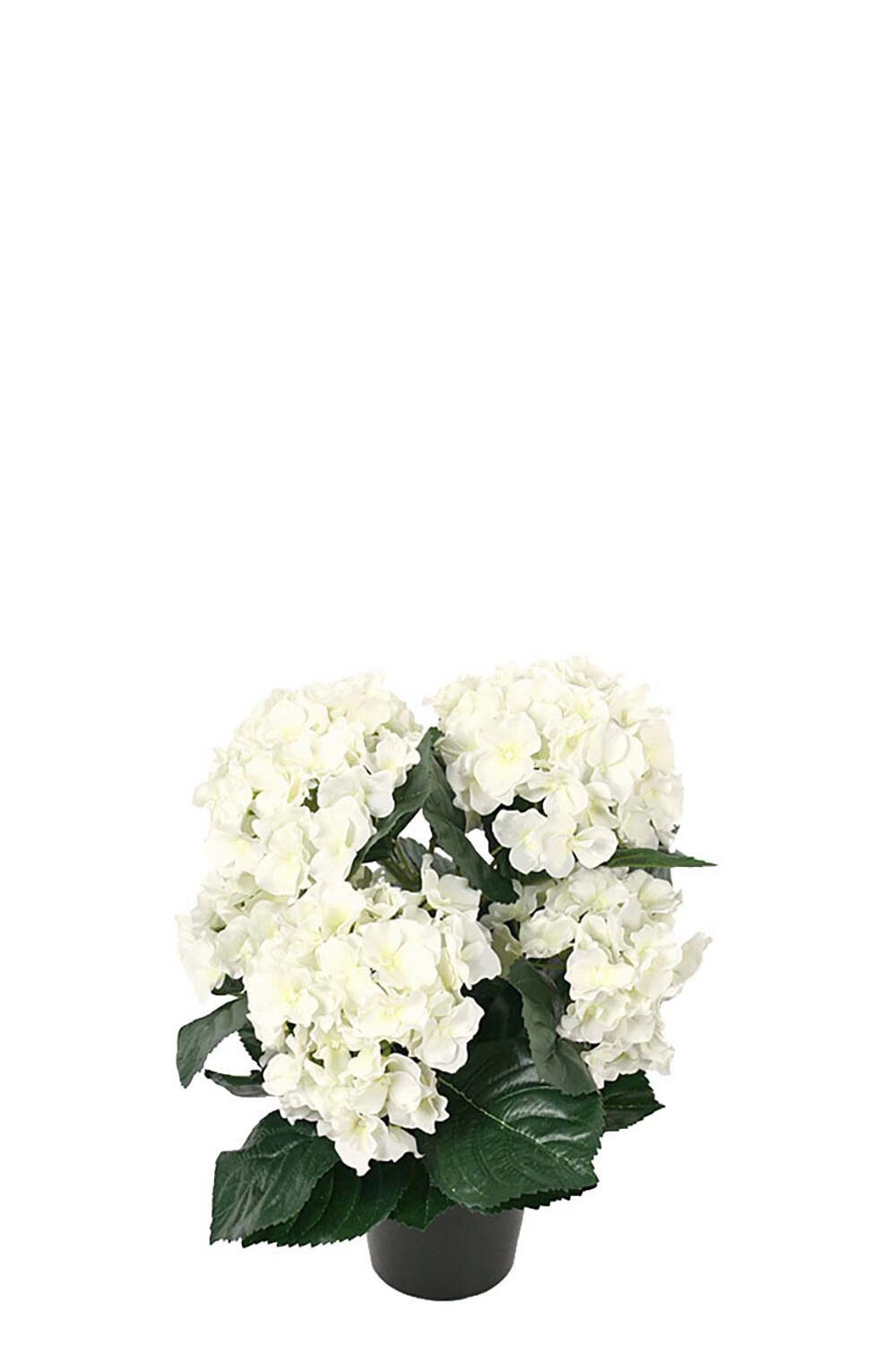 Kunstig hvit Hortensia 37 cm