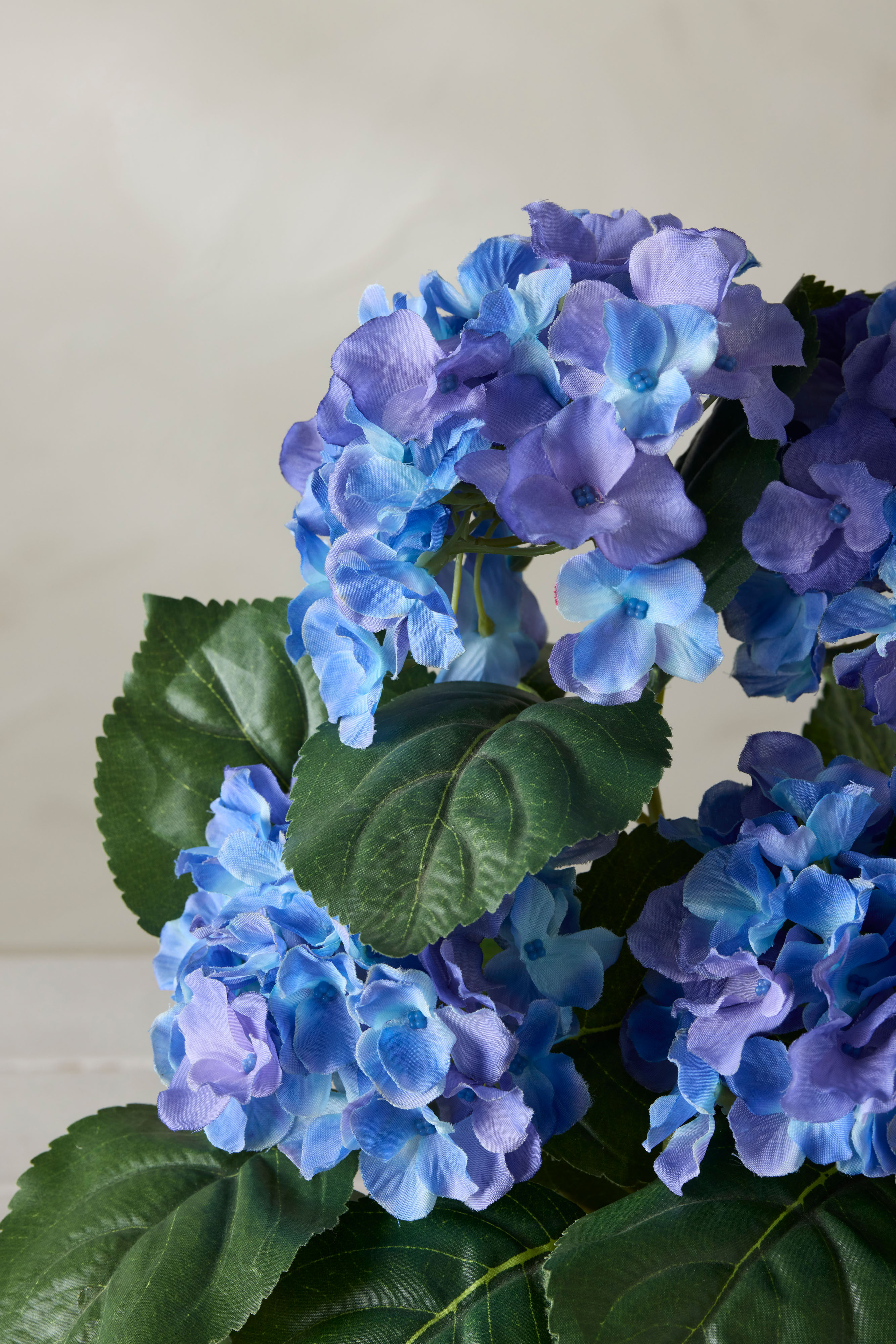 Kunstig blå Hortensia 37 cm