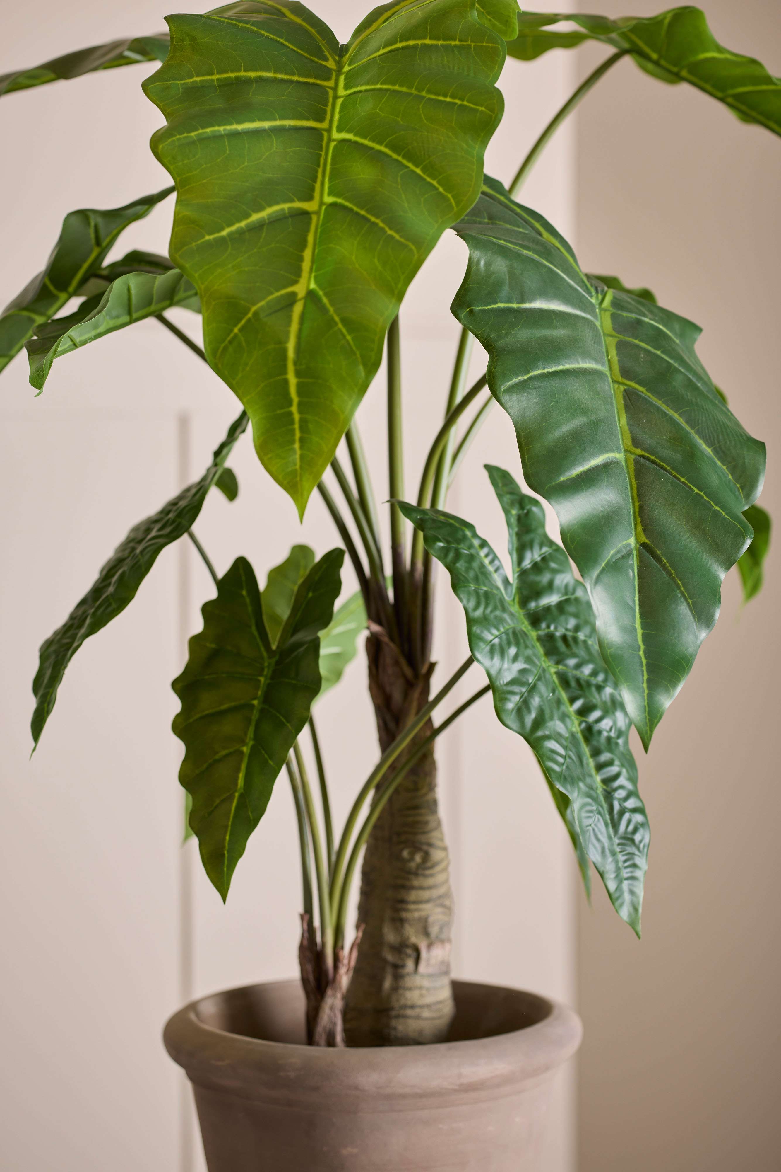 Kunstig grønn Alocasia 120 cm