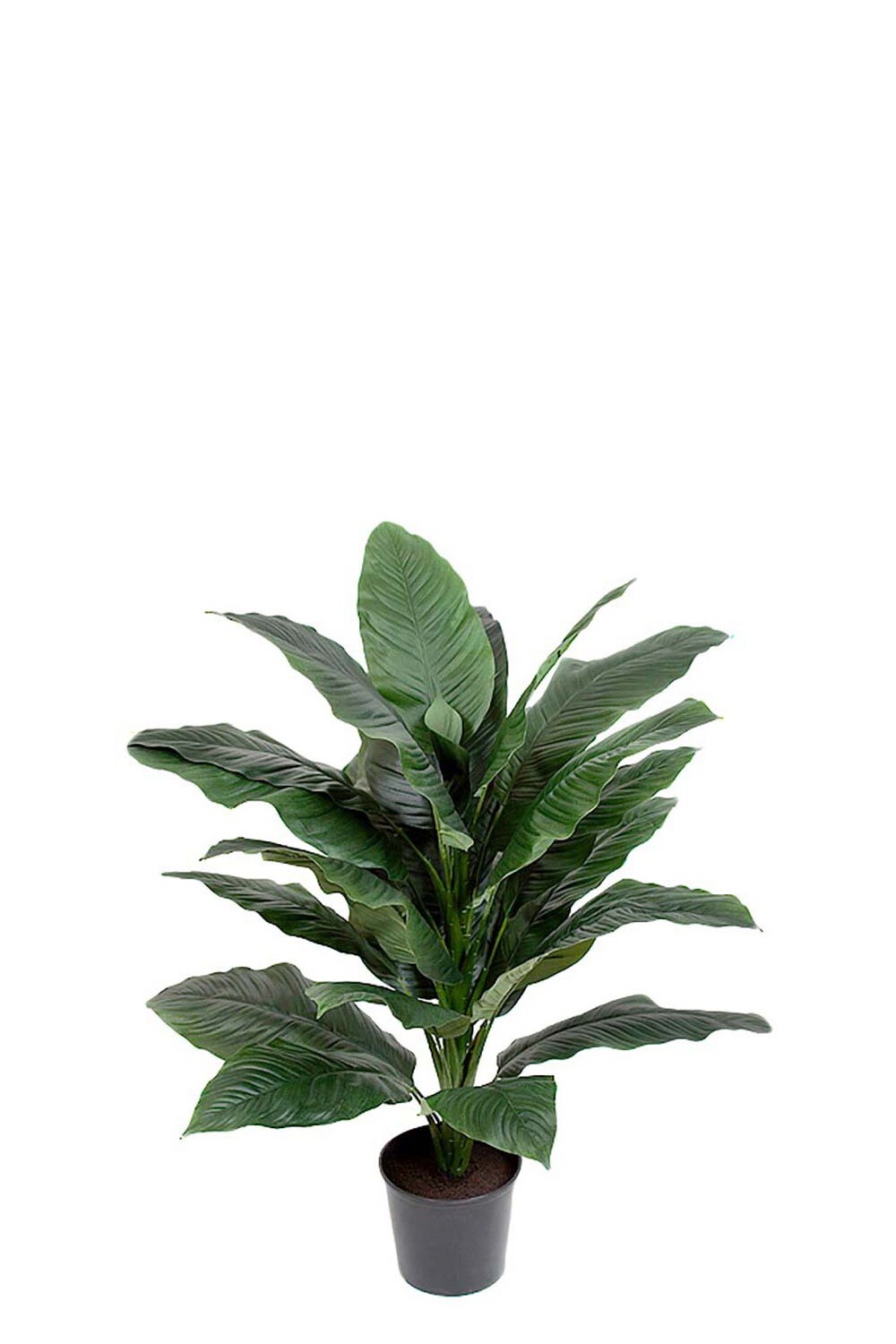 Kunstig grønn Spathiphyllum 105 cm