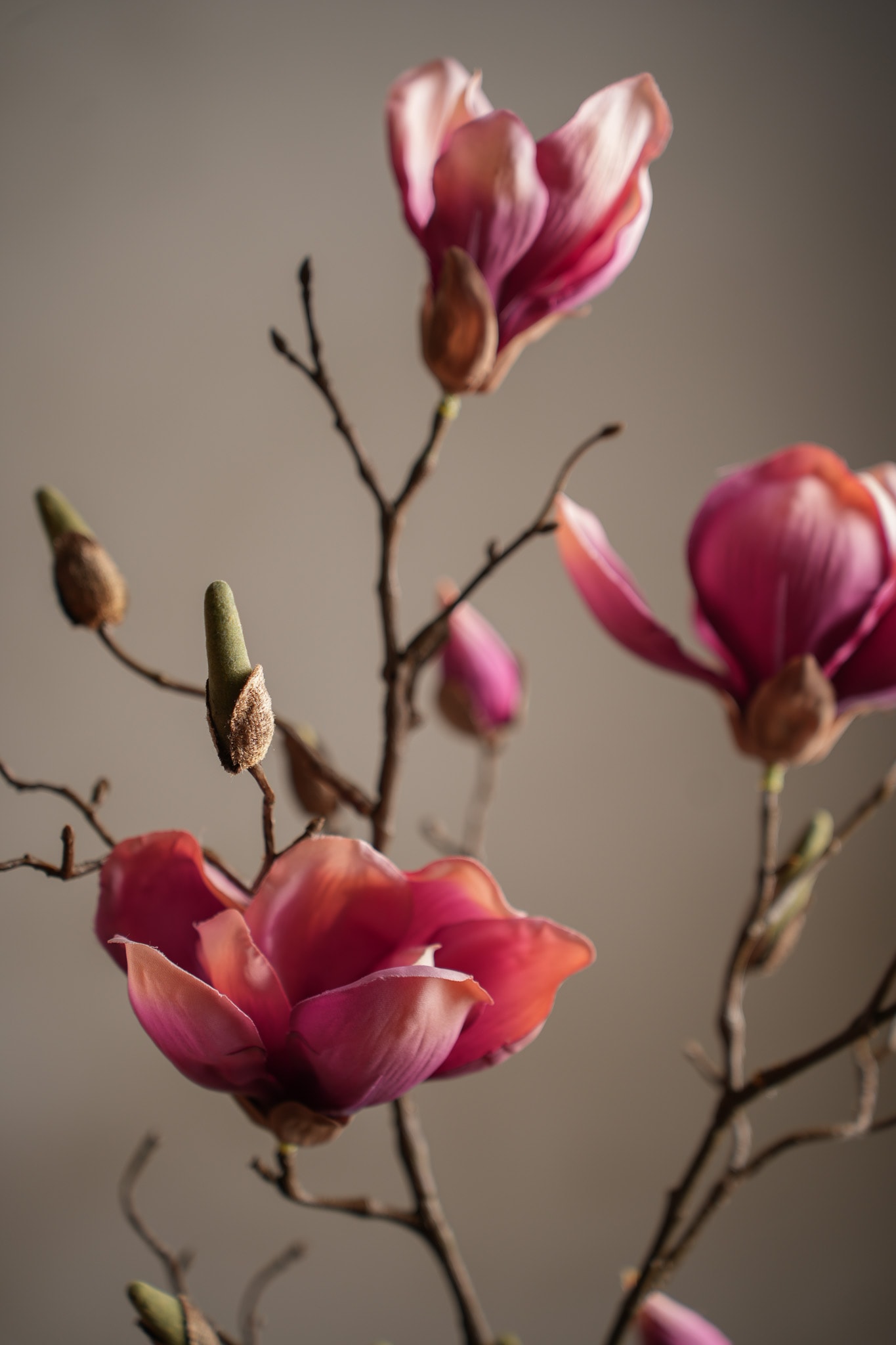 Kunstig lilla Magnolia 88cm