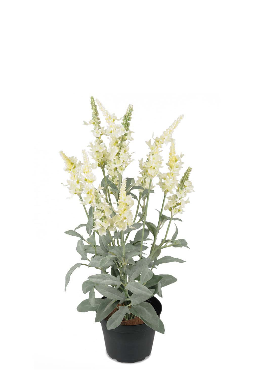 Kunstig hvit Veronica 46 cm