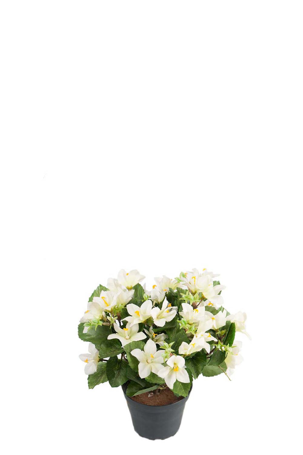Kunstig hvit Campanula 25 cm