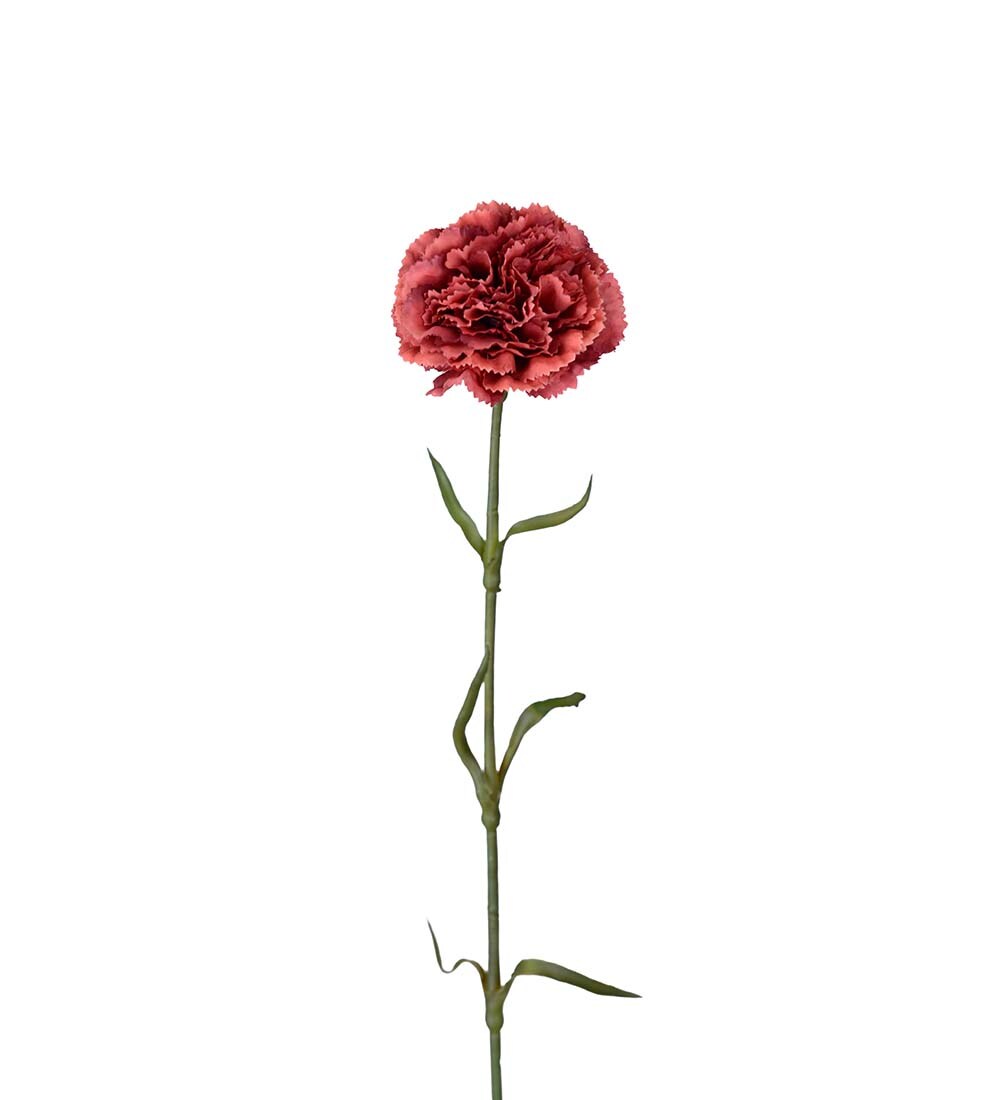 Kunstig rød Nellik 44cm