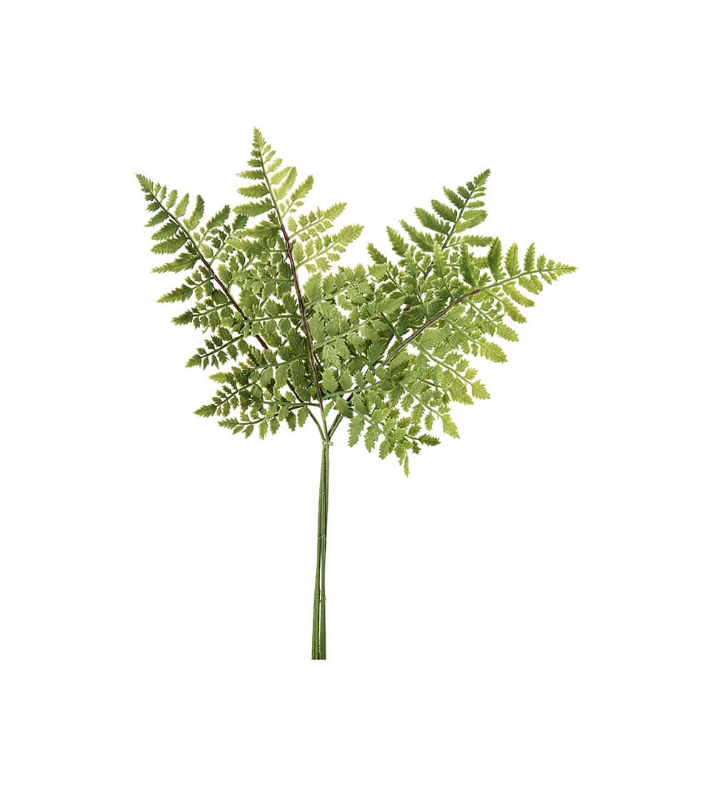 Kunstig grønn Ormbunksblad, 4 stk 50cm