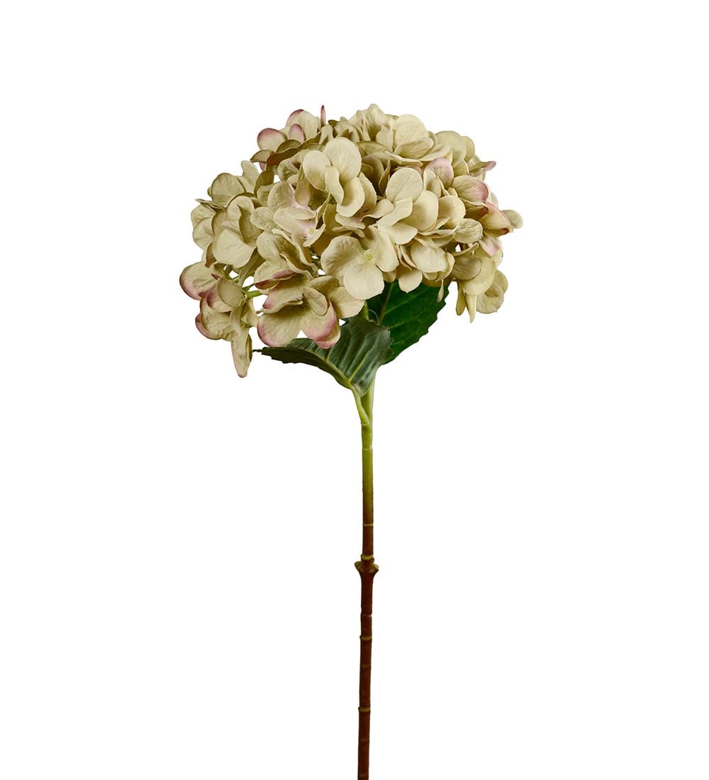Kunstig grønn Hortensia 48cm