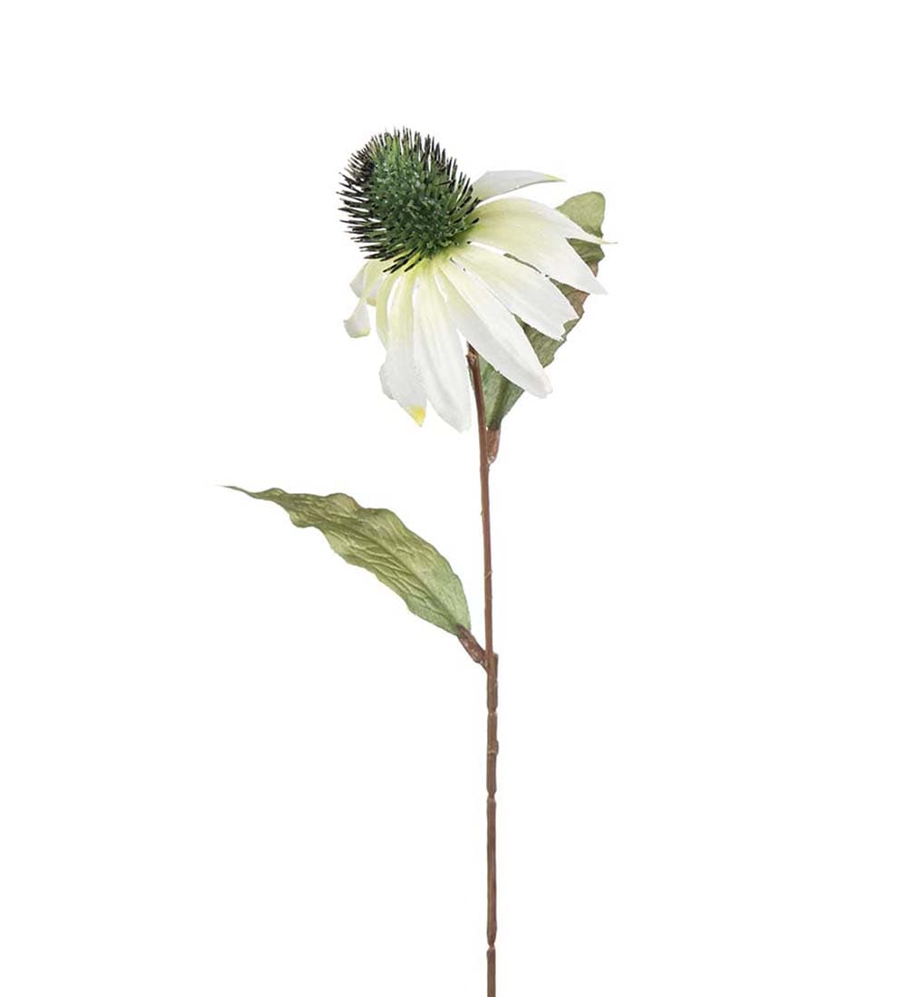 Kunstig hvit Solhatt 25cm