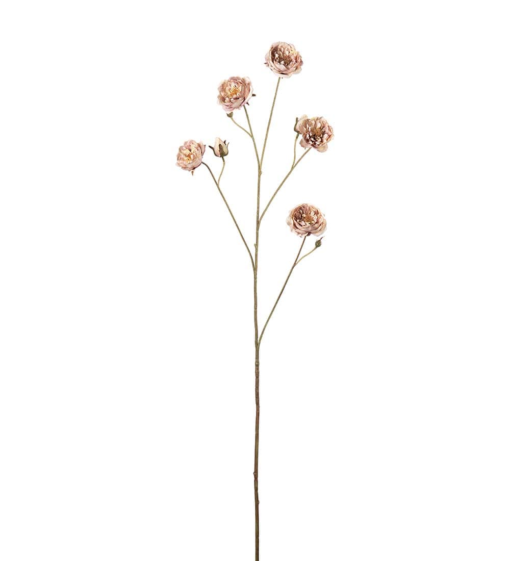 Kunstig rosa Rose 105cm