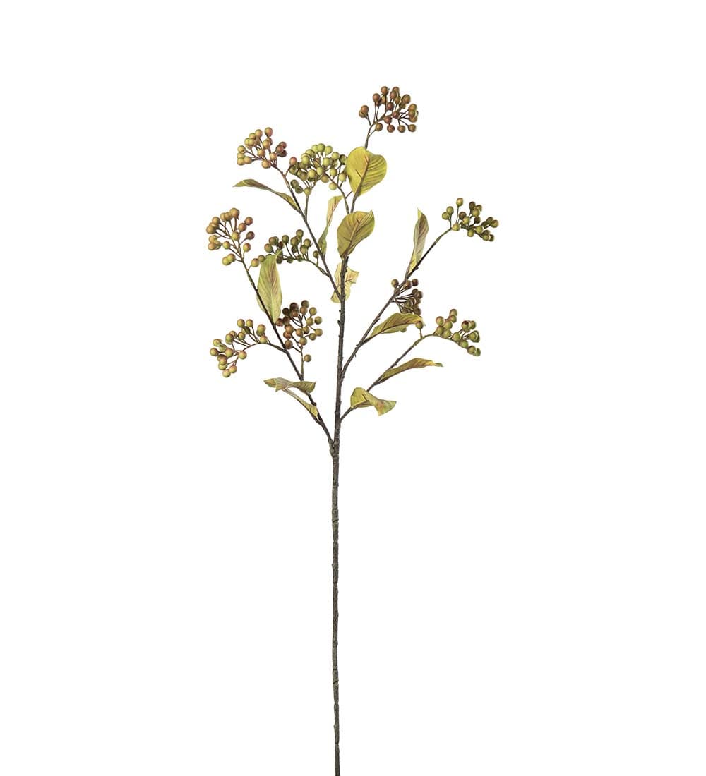 Kunstig grønn Bærkvist 76cm
