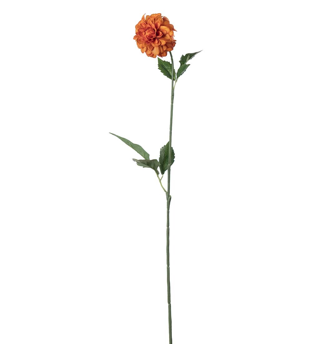 Kunstig oransje Dahlia 60cm