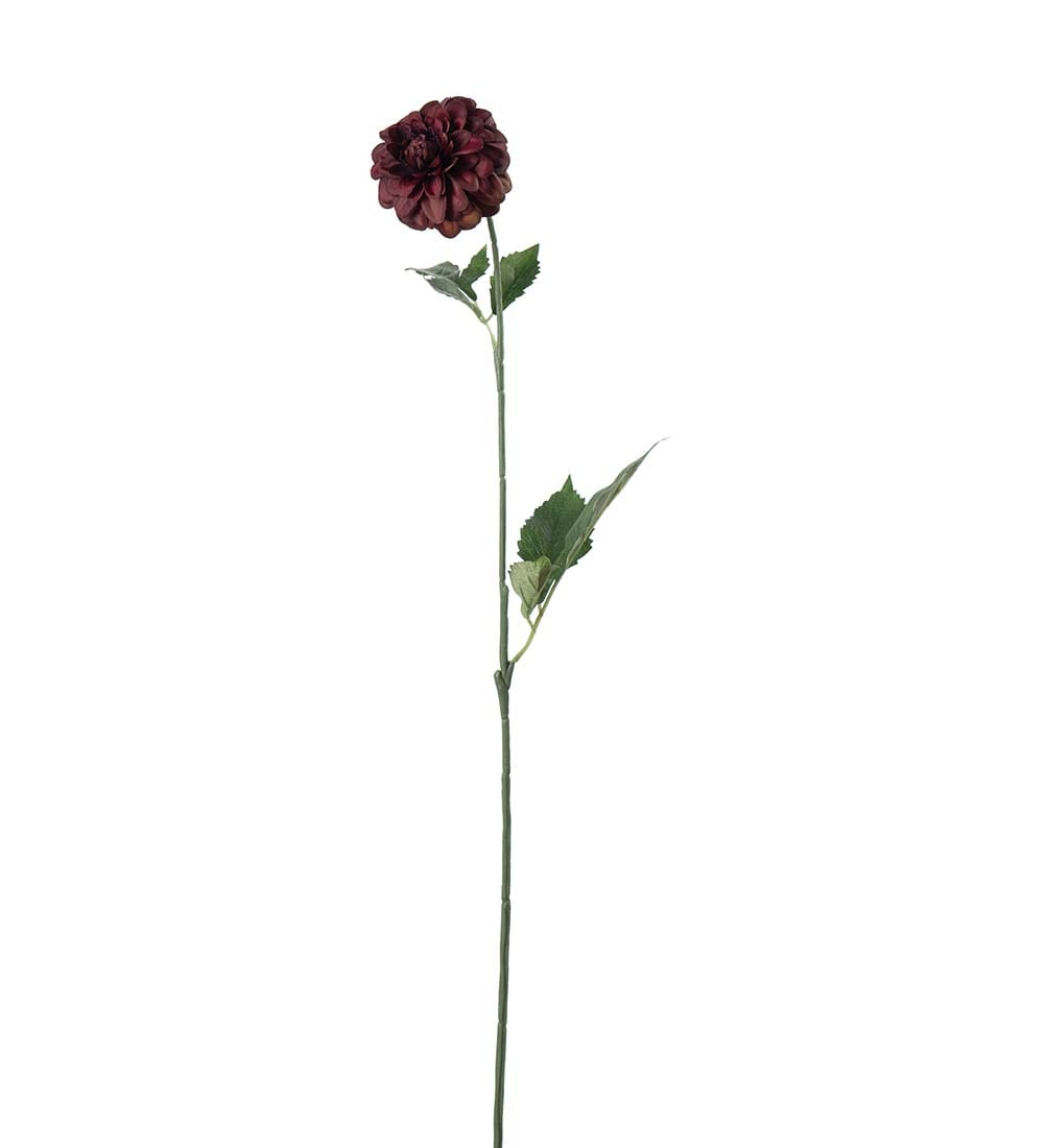 Kunstig burgunder Dahlia 60cm