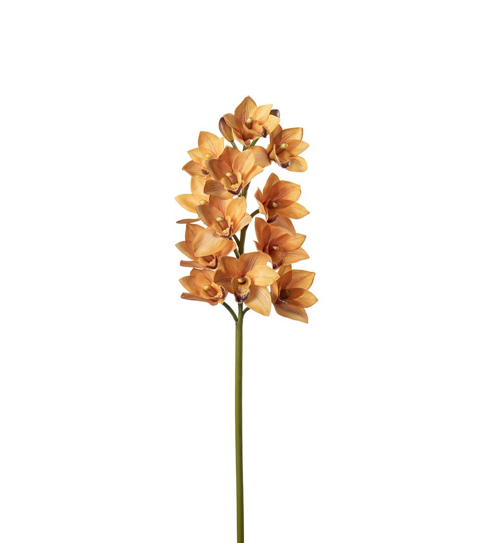 Kunstig oransje Cymbidium 65cm