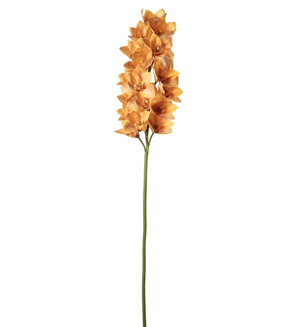 Kunstig oransje Cymbidium 110cm
