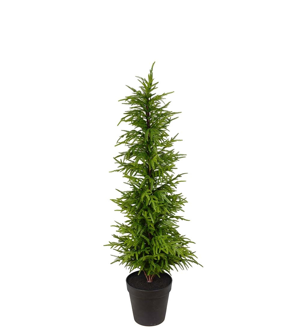 Kunstig grønn Gran i potte 180cm