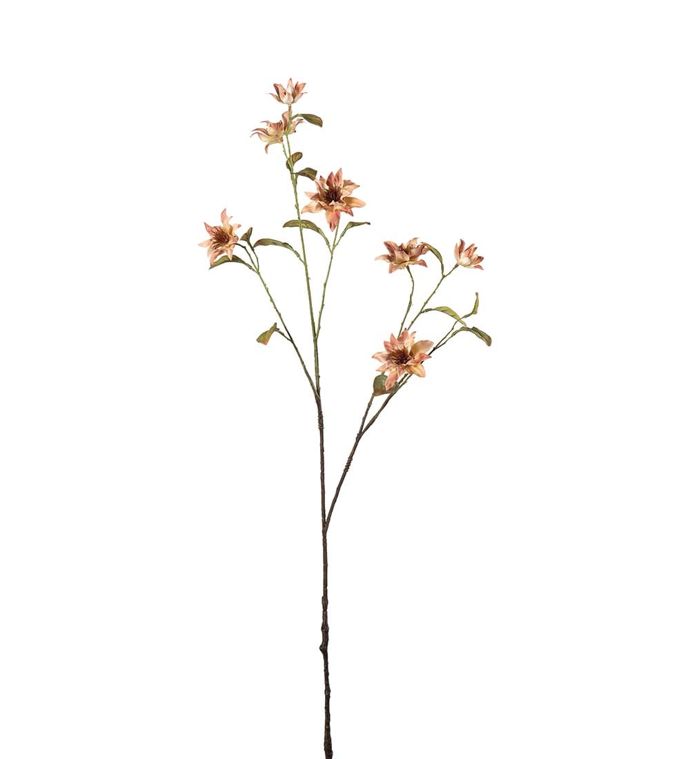 Kunstig oransje Clematis 93cm