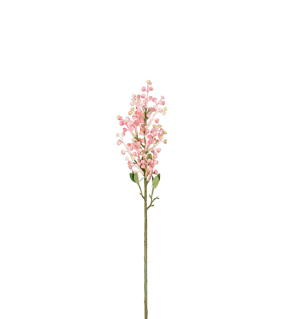 Kunstig rosa Bærkvist 54cm