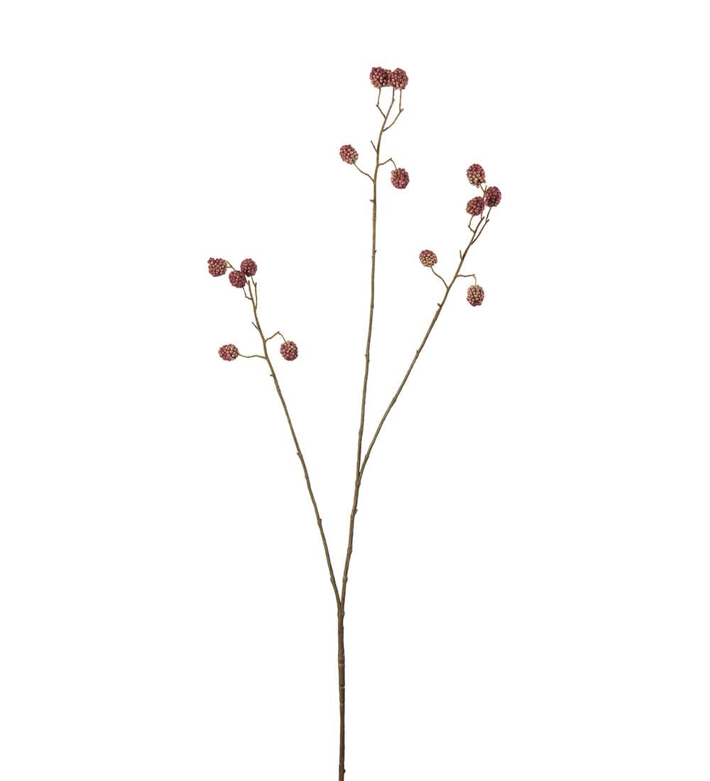 Kunstig rød Morbærkvist 93cm