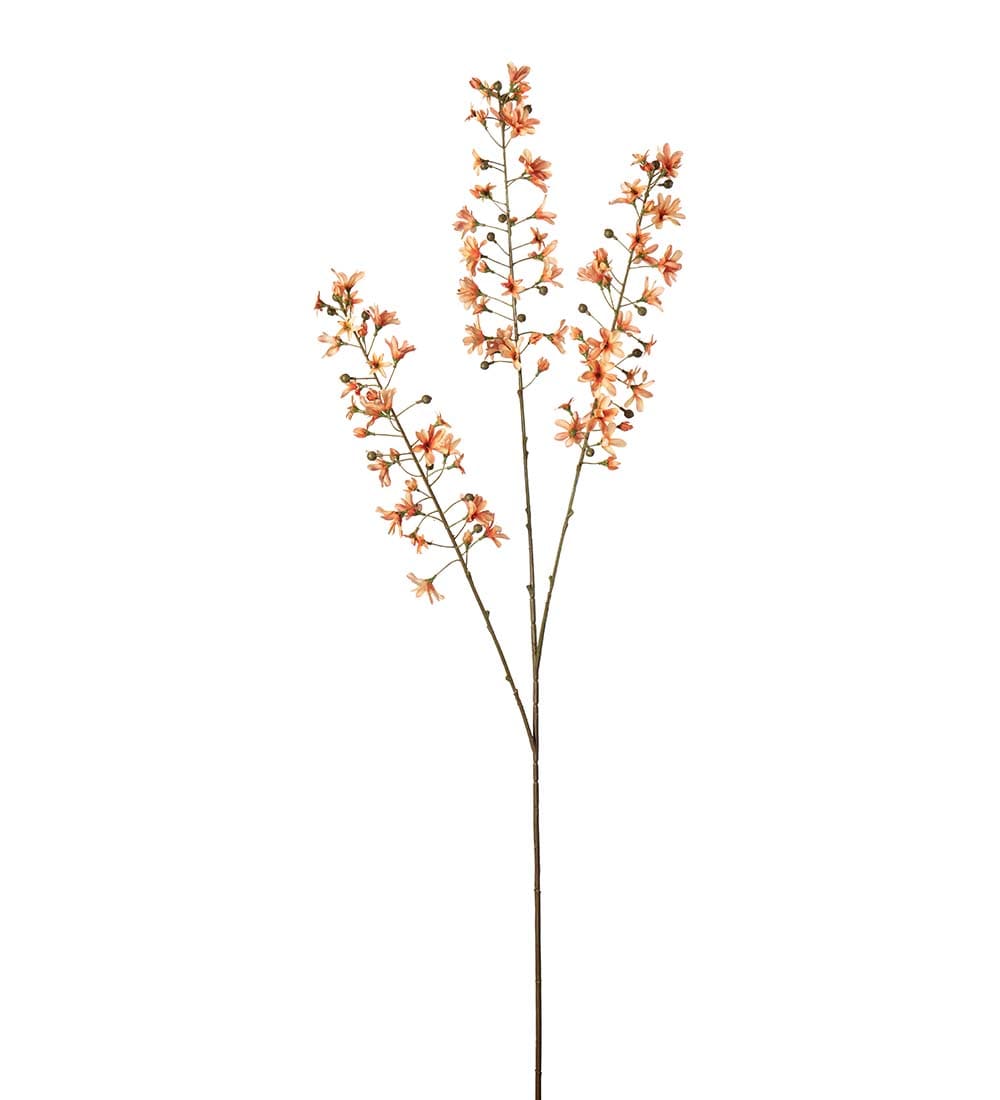 Kunstig oransje Blomsterkvist 110cm