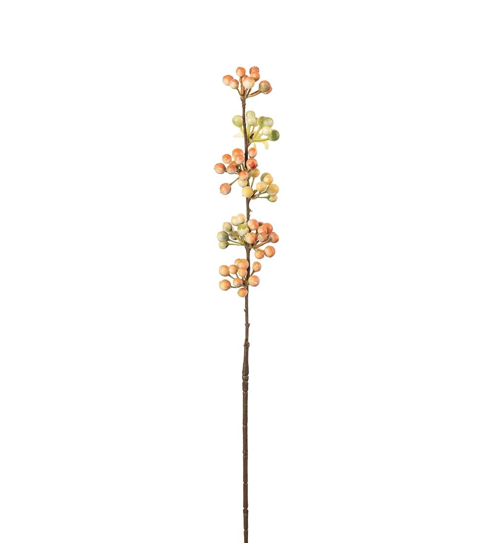 Kunstig oransje Bærkvist 42cm