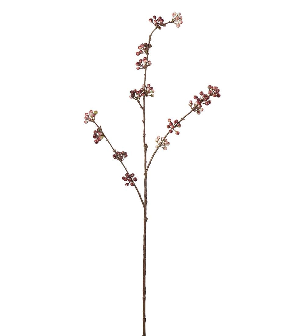 Kunstig rød Bærkvist 83cm