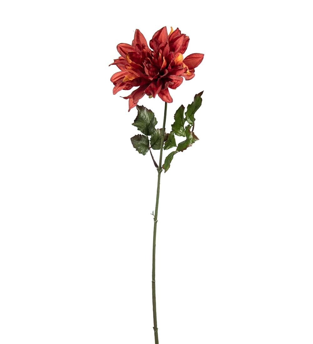 Kunstig oransje Dahlia 45cm