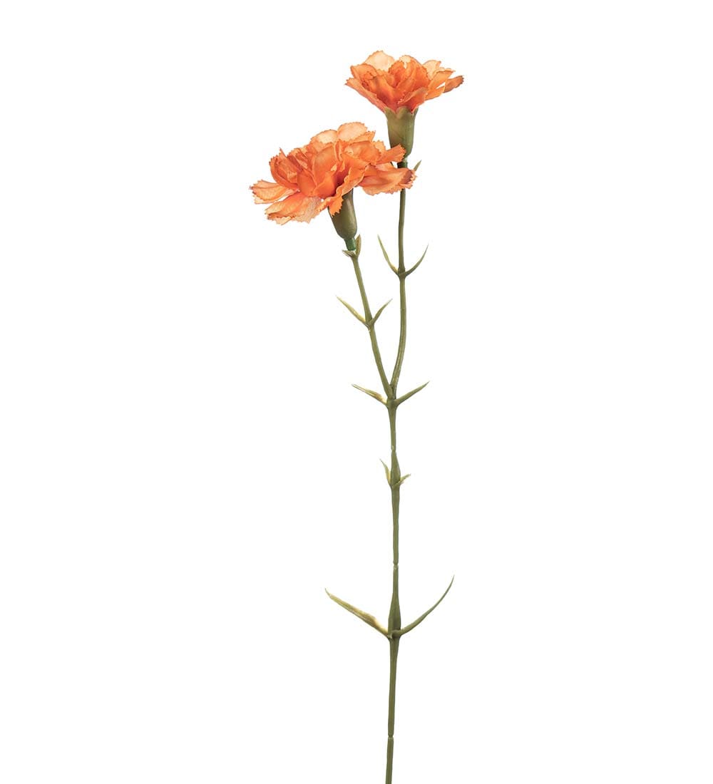 Kunstig oransje Nellik 31cm