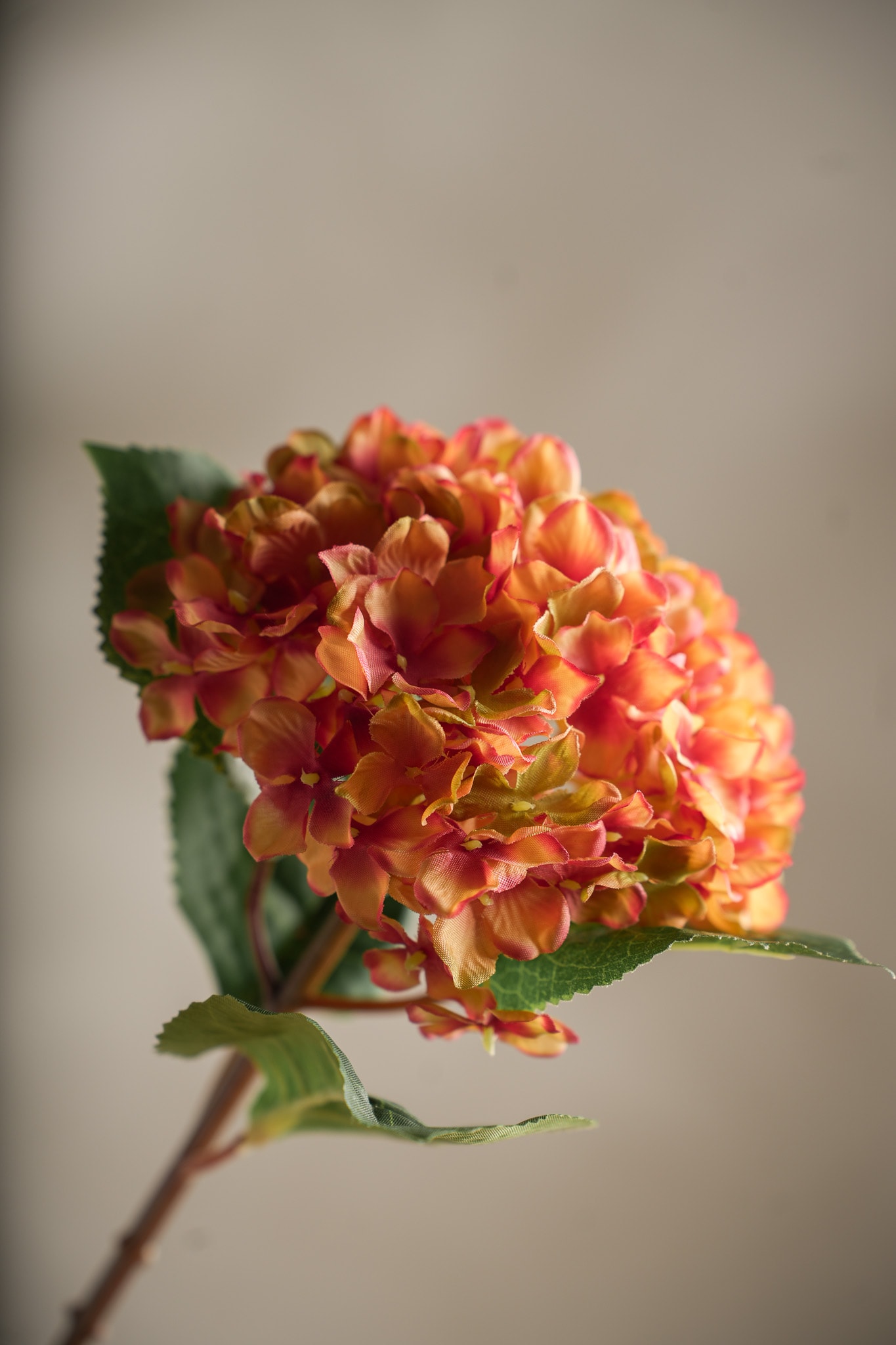 Kunstig rosa Hortensia 40cm