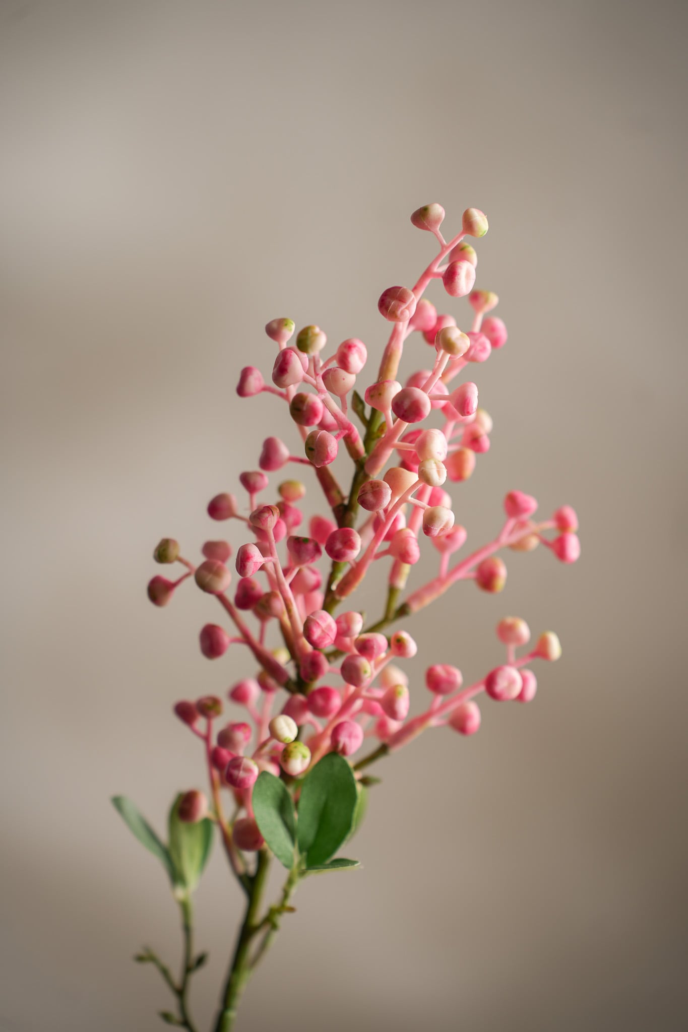 Kunstig rosa Bærkvist 54cm