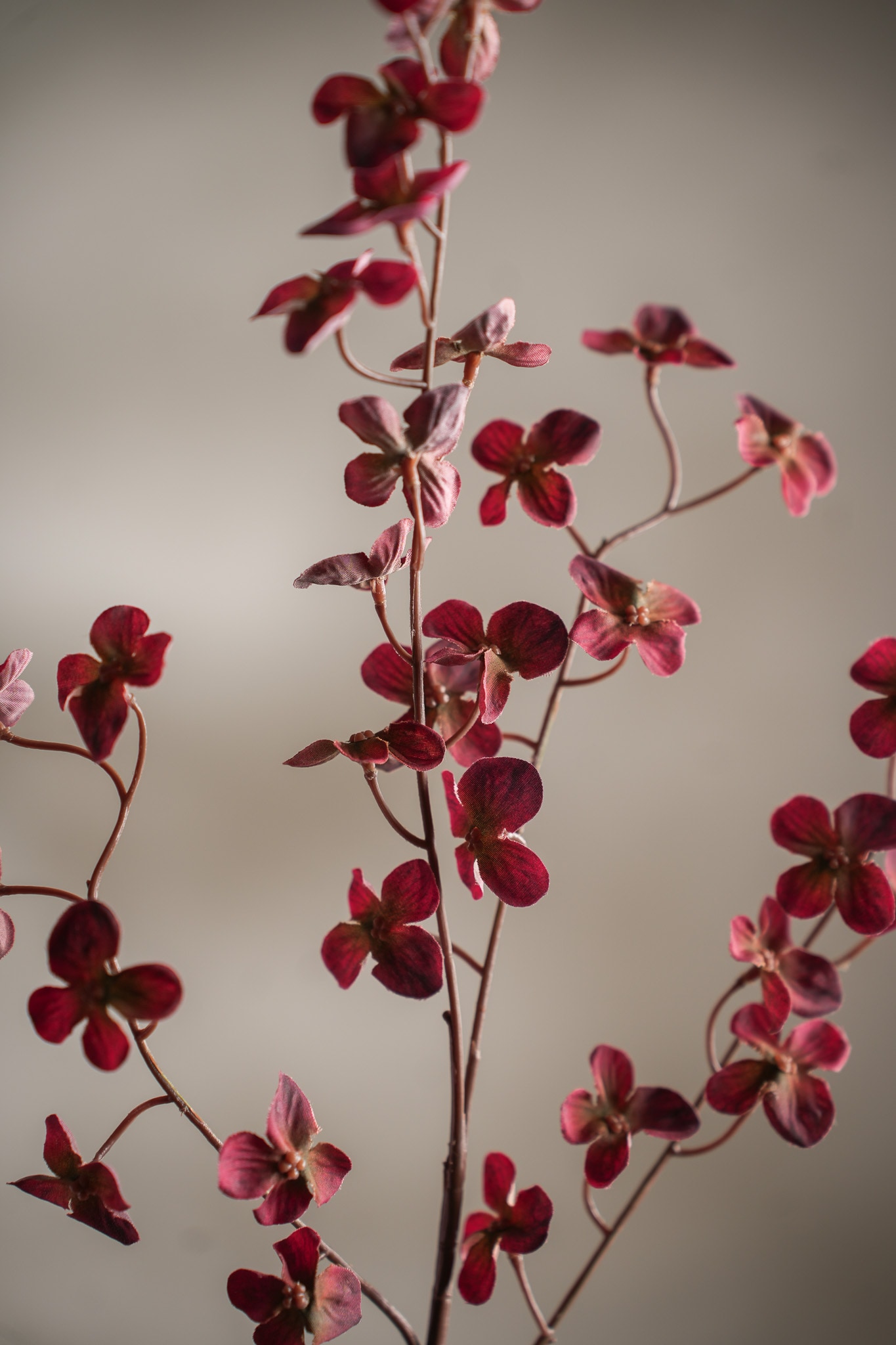Kunstig burgunder Hortensia 72cm
