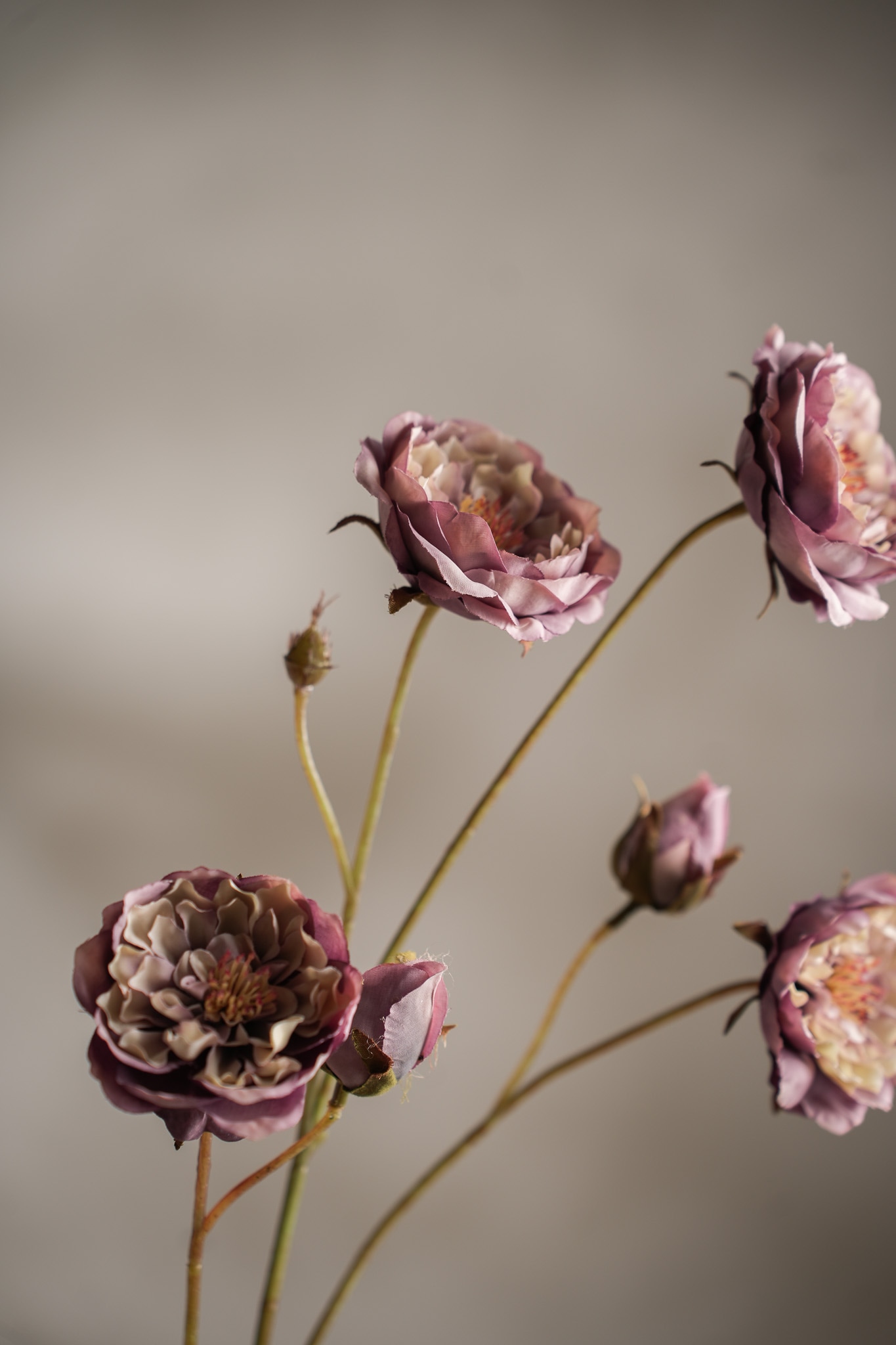 Kunstig lilla Rose 105cm