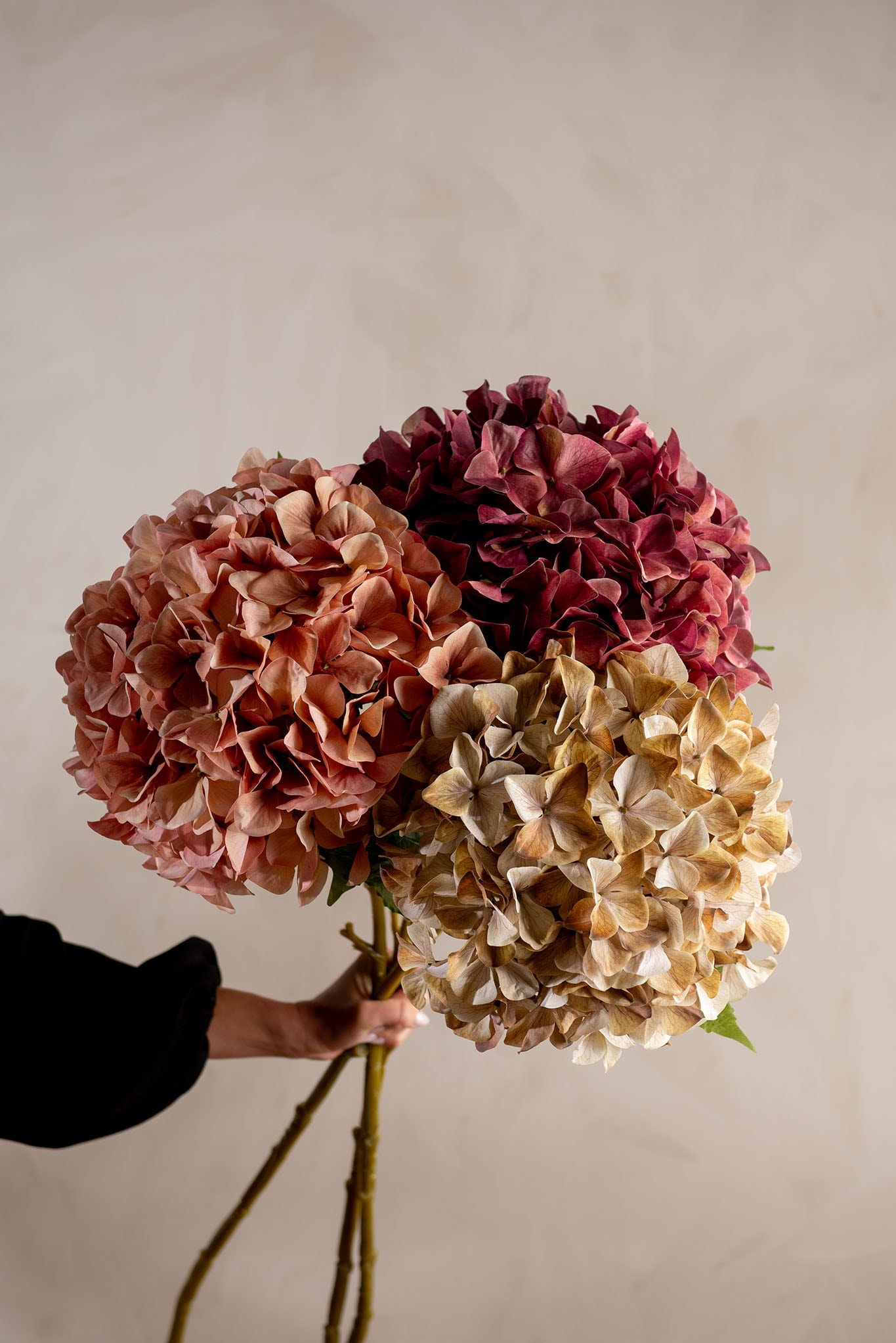 Kunstig lilla Hortensia 110cm