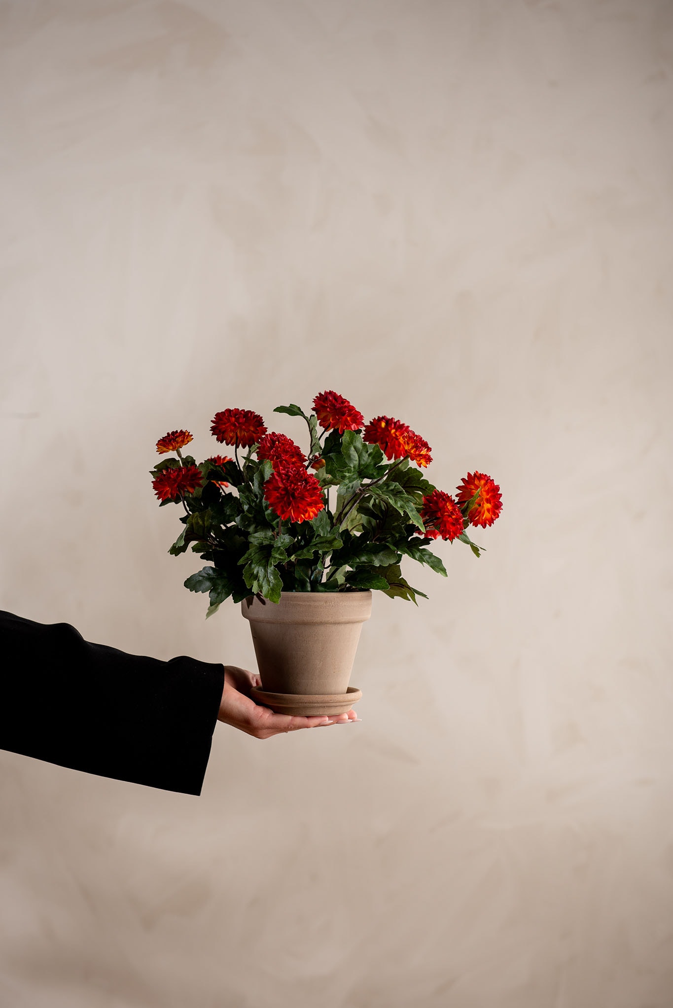 Kunstig rust Chrysanthemum 30cm