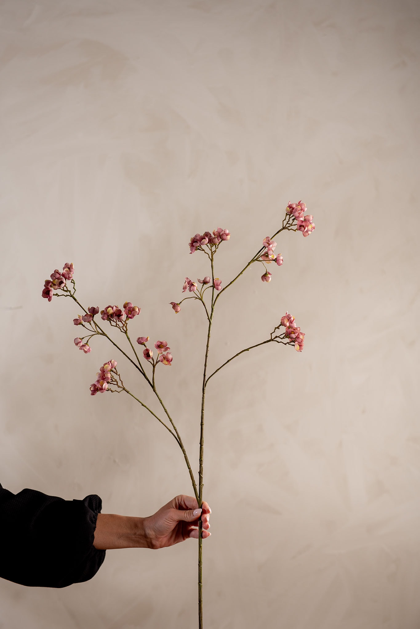Kunstig lilla Ferskenblomst 95cm