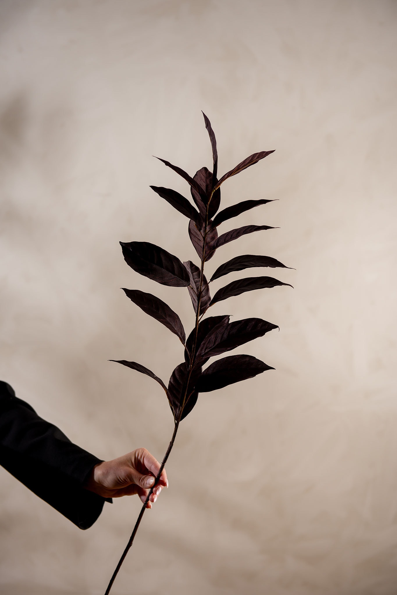 Kunstig burgunder Blad 100cm