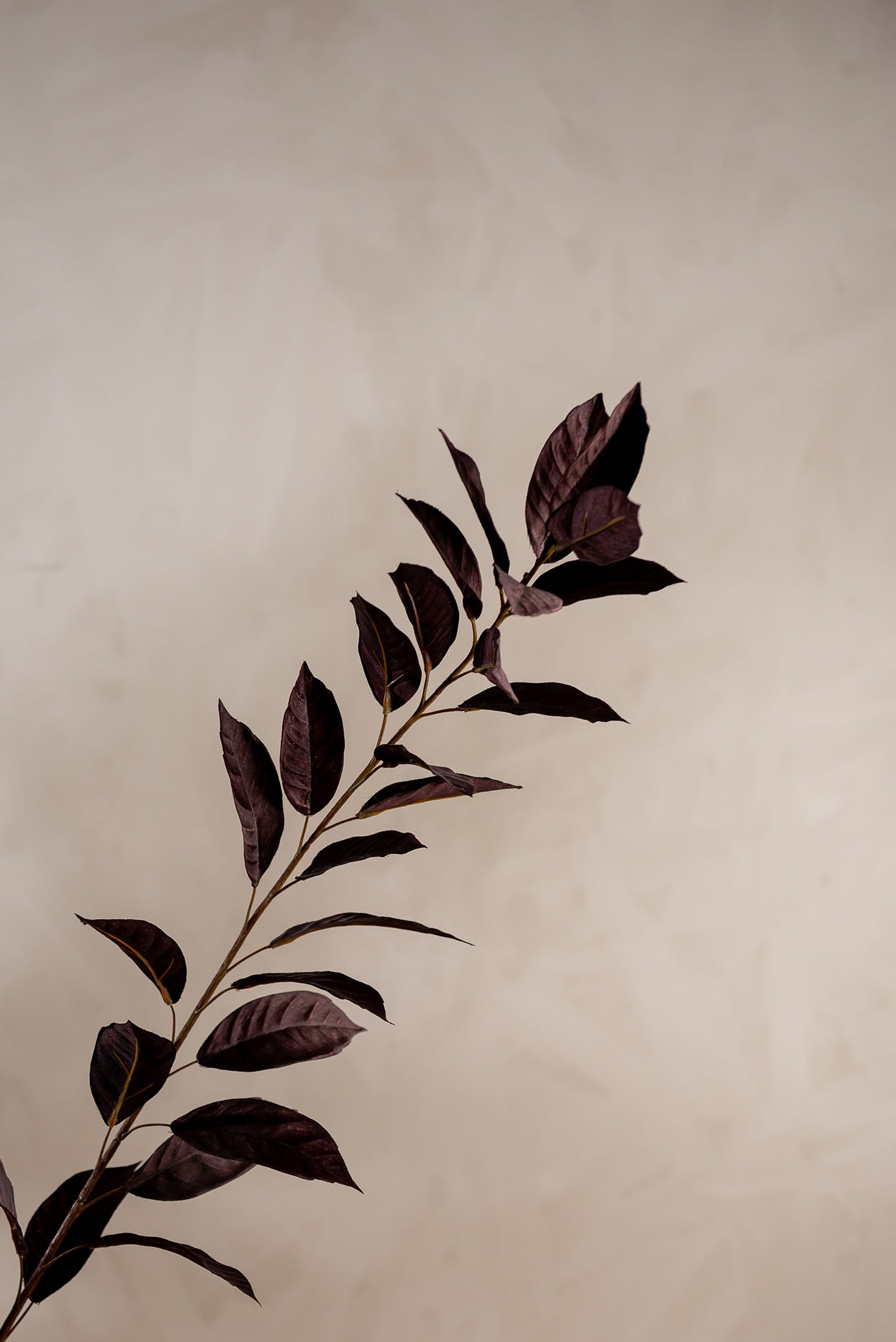 Kunstig burgunder Blad 125cm