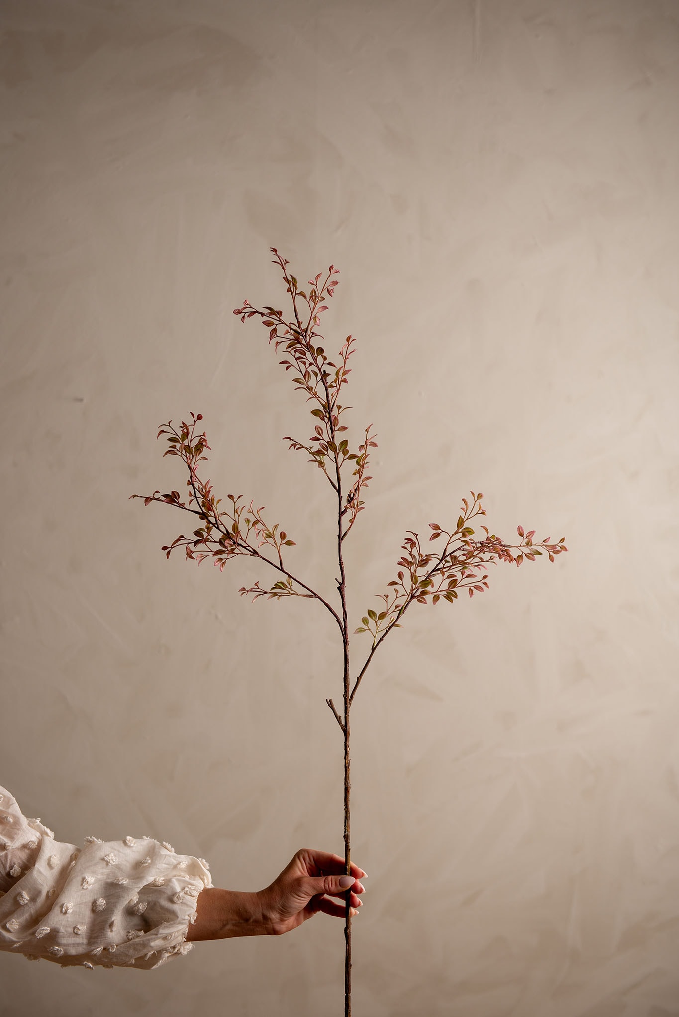 Kunstig rosa Ruscus 100cm